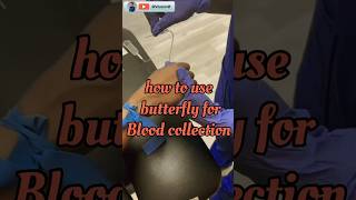 Butterfly kaise lagayeBlood collection Butterfly methodBlood collectionyoutubeshorts ytshorts [upl. by Bullock]