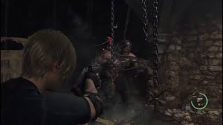 Resident Evil 4 Remake  Garrador BOSS FIGHT Professional Difficulty [upl. by Yesak]