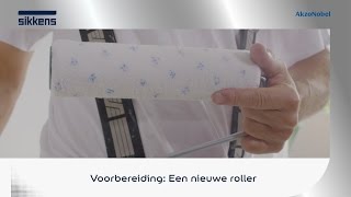 Voorbereiding een nieuwe roller [upl. by Bondy]