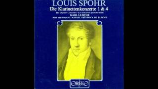 Louis Spohr  Clarinet Concerto No1  Karl Leister [upl. by Yerocal]