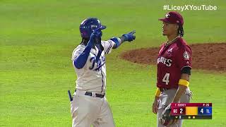 Gigantes del Cibao Vs Tigres del Licey  RESUMEN [upl. by Eiknarf]