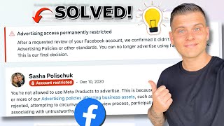 Facebook Advertising Access Permanently Restricted  The ULTIMATE Solution [upl. by Adabelle]