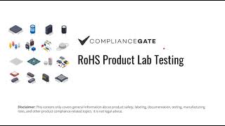 RoHS Product Lab Testing [upl. by Map836]