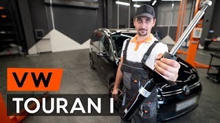 Jak wymienić przedni amortyzator w VW TOURAN 1 1T3 TUTORIAL AUTODOC [upl. by Eugnimod]