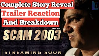 Scam 2003 trailer reaction and review Sonyliv webseries scam 2003 the telgi story trailer breakdown [upl. by Eneryc]