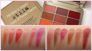 Stila Field of Florals Convertible Lip amp Cheek Palette Review  Bailey B [upl. by Barrett]