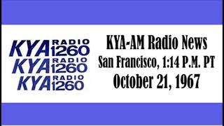 KYA RADIO NEWS 114 PM OCT 21 1967 [upl. by Gamali]