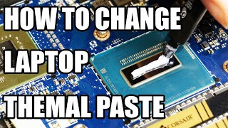 BEGINNERS GUIDE How To Change Laptop Thermal Paste [upl. by Airahcaz]