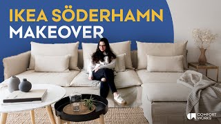 Custom IKEA Söderhamn Sofa Covers by Comfort Works feat Maria Marcet  THA 3 [upl. by Rosco]