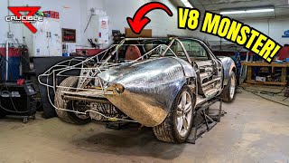 Vintage Supercar Build Forming Body Panels by Hand Project Jigsaw Ep 55 [upl. by Nalon]