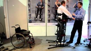 Paraplegics  Standing up from wheelchair [upl. by Daahsar306]