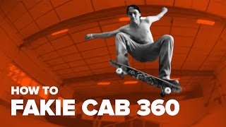 Как сделать Fakie caballerial 360 на скейте How to Fakie caballerial 360 on a skateboard [upl. by Kyla]