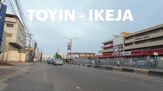 LAGOS NIGERIA  4K Walking Tour TOYIN STREET [upl. by Delfeena]