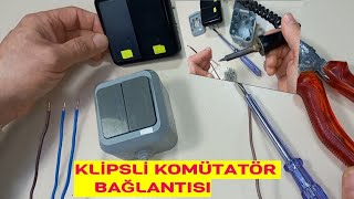 Komütatör Anahtar Klipsli Nedir Nasıl Bağlanır [upl. by Llerud761]