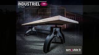 Magnifiques tables et chaises atelierloftindustriel de Simeuble [upl. by Annaya368]