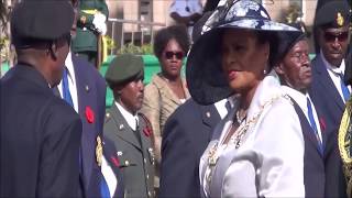 Remembrance Day Parade in Barbados5 10th Nov 2019 [upl. by Owiat]