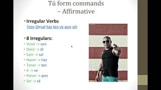 Affirmative amp Negative Tu Form Commands [upl. by Arraek]