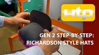 Step by Step Richardson Hat Instructions using The Gen 2 Cap Framing System [upl. by Allebram]