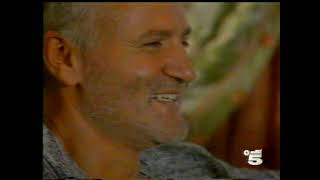 Gianni Versace  Karl Lagerfeld  Entrevista Versace Channel Canal 5 Italia Fragmento [upl. by Haropizt]