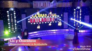 Los bailes de liz y chocolove en la final de bailadisimo [upl. by Alis]