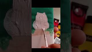 Teddy Bear painting art stepbysteppaintingforbeginners painting easypaintingideasforkids [upl. by Ahsieket]