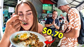 070 Thai Food in Thailand 🇹🇭 The CHEAPEST Thai Meals We’ve Ever Had [upl. by Najed]