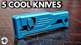 5 Cool Knives You Need To See  2024 [upl. by Acireit]