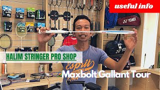 Maxbolt Gallant Tour  Badminton Racket [upl. by Ettennaej]