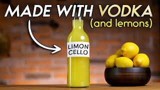 Easy Limoncello Recipe for Everyone  Made with Vodka [upl. by Ehtyaf]