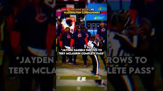 Insane ending to Bears vs Commanders Game viralvideo edit nfl hailmary short [upl. by Sarazen849]