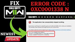 MW2 error code 0x00001338 N Fix [upl. by Cira315]