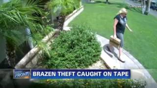 Amazon package theft caught on camera [upl. by Aeslek]