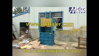 Cardboard Paper Baling Machine [upl. by Joby]