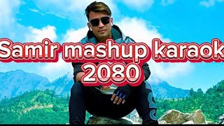 Nepali mashup karaoke musu musu  sayed timro batomako ho tyo jasle malairelimai relimaiman magan [upl. by Ahsirtap]