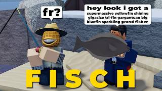 roblox fisch is incredible [upl. by Anitsuj]