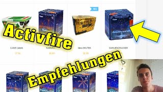 Die besten Produkte von Activfire P1 amp F2 amp F1  PyroMoe [upl. by Rehctaht]