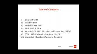 Sales Tax Act 1990 Session II by Omer Zaheer Meer [upl. by Ginger]