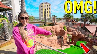 The STEEPEST Mini Golf Hill [upl. by Ativahs]