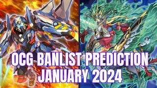 OCG Banlist Prediction January 2023 [upl. by Naejeillib]