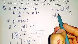 The perpendicular from the origin to the tangent\r\nat any point on a curve is equal to the absc [upl. by Ydnas]