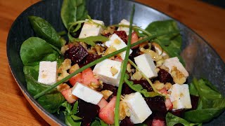 Salade de betterave pomme et feta [upl. by Valerle440]