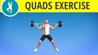 Quadriceps Exercise Quads Workout Barbell Side Split Side [upl. by Ninahs]