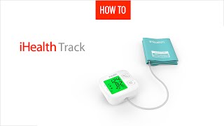 How to unpack and first use the connected blood pressure monitor iHealth Track [upl. by Ulyram]