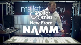 Pearl malletSTATION Adjustable Range Electronic Mallet Controller  New from NAMM 2018 [upl. by Yeltneb464]