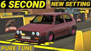 CAR PARKING MULTIPLAYER VOLKSWAGEN GOLF MK2 GEARBOX SETTING NEW UPDATE [upl. by Flavia]