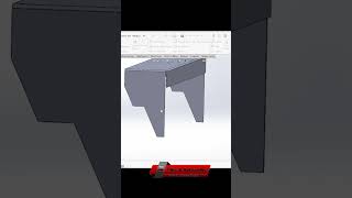 solidworks tutorial for sheet metal models viral solidworks viralshorts youtubeshorts [upl. by Kutzer]