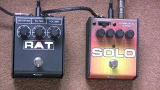 Can You Get A Solo Rat To Sound Like A Rat 2 Proco Rat 2 Distortion Pedal Vs Solo Rat [upl. by Guerra]