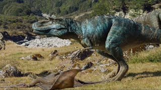 Gorgosaurus hunting a low flying Pterosaur  Walking with Dinosaurs 3D [upl. by Edda]