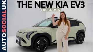 There is NO stopping KIA  EV3 First Look at the brands new compact SUV [upl. by Nosak]