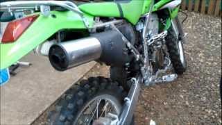 KLX 250 modified exhaust [upl. by Rett]